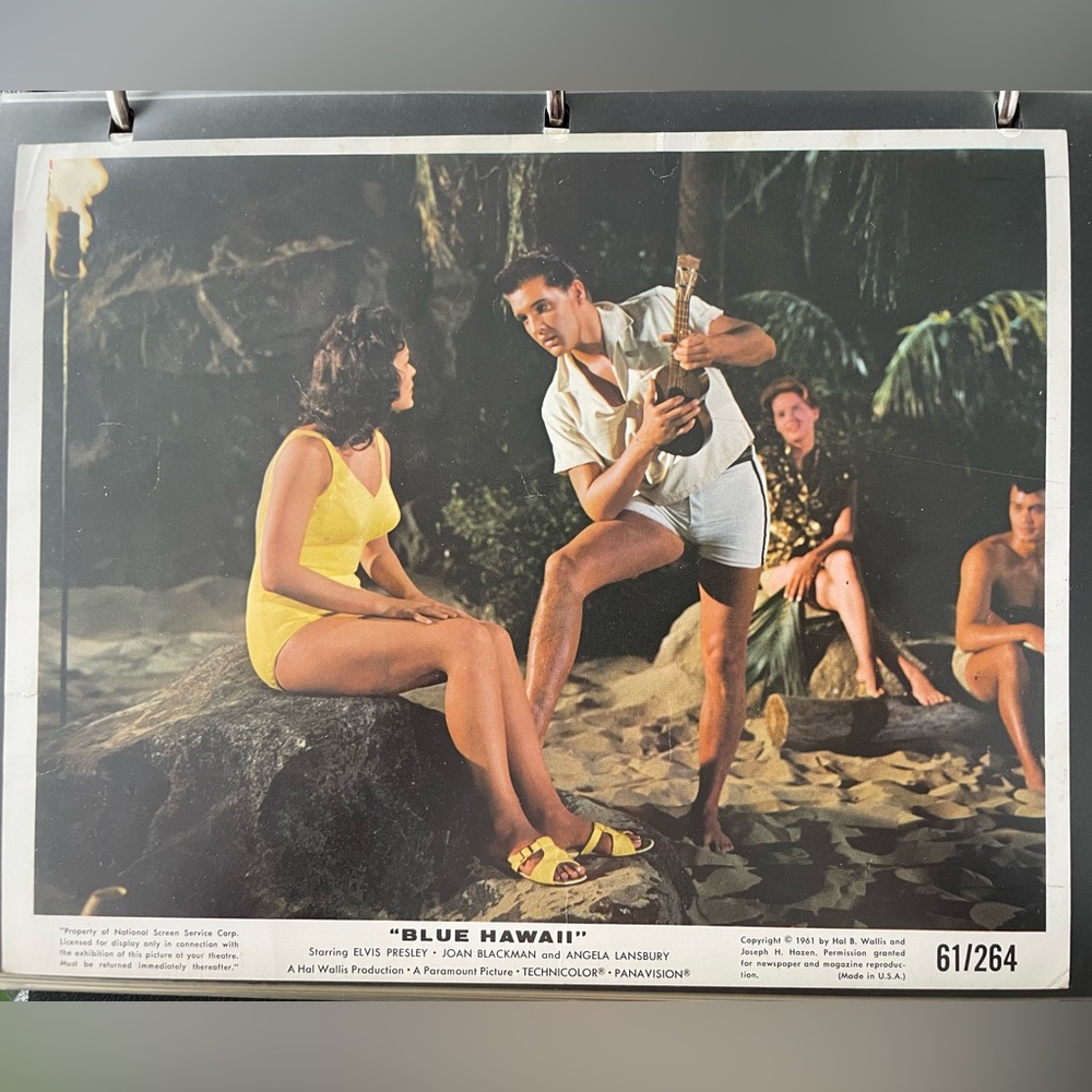Vintage movie still/photograph of Elvis “Blue Hawaii” 1961